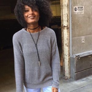 American Apparel Fisherman crew neck sweater